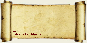 Natalija Ćosović vizit kartica